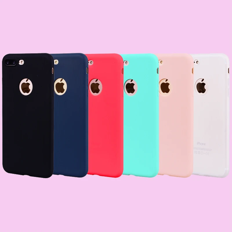 Модные яркие цвета мягкий чехол для телефона TPU силиконовый Защита Fundas Apple iPhone 5 5S