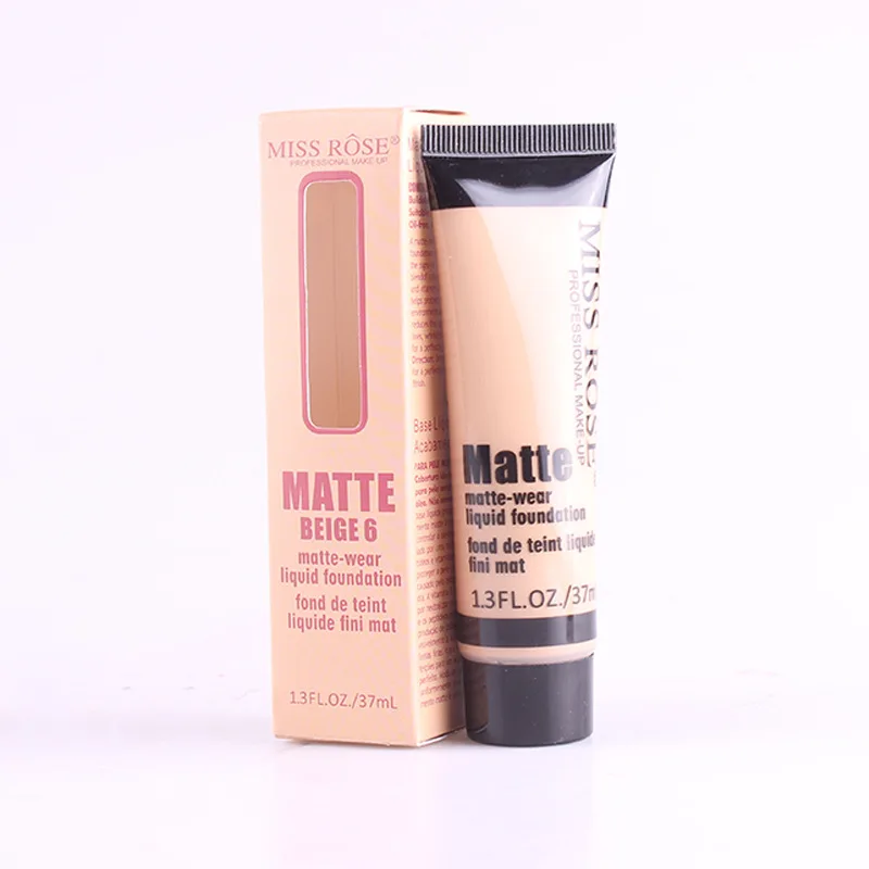 Foundation Face Concealer Hides Wrinkles Skin Defects Long-lasting Base Makeup Professional Full Coverage Matte Make Up Cream