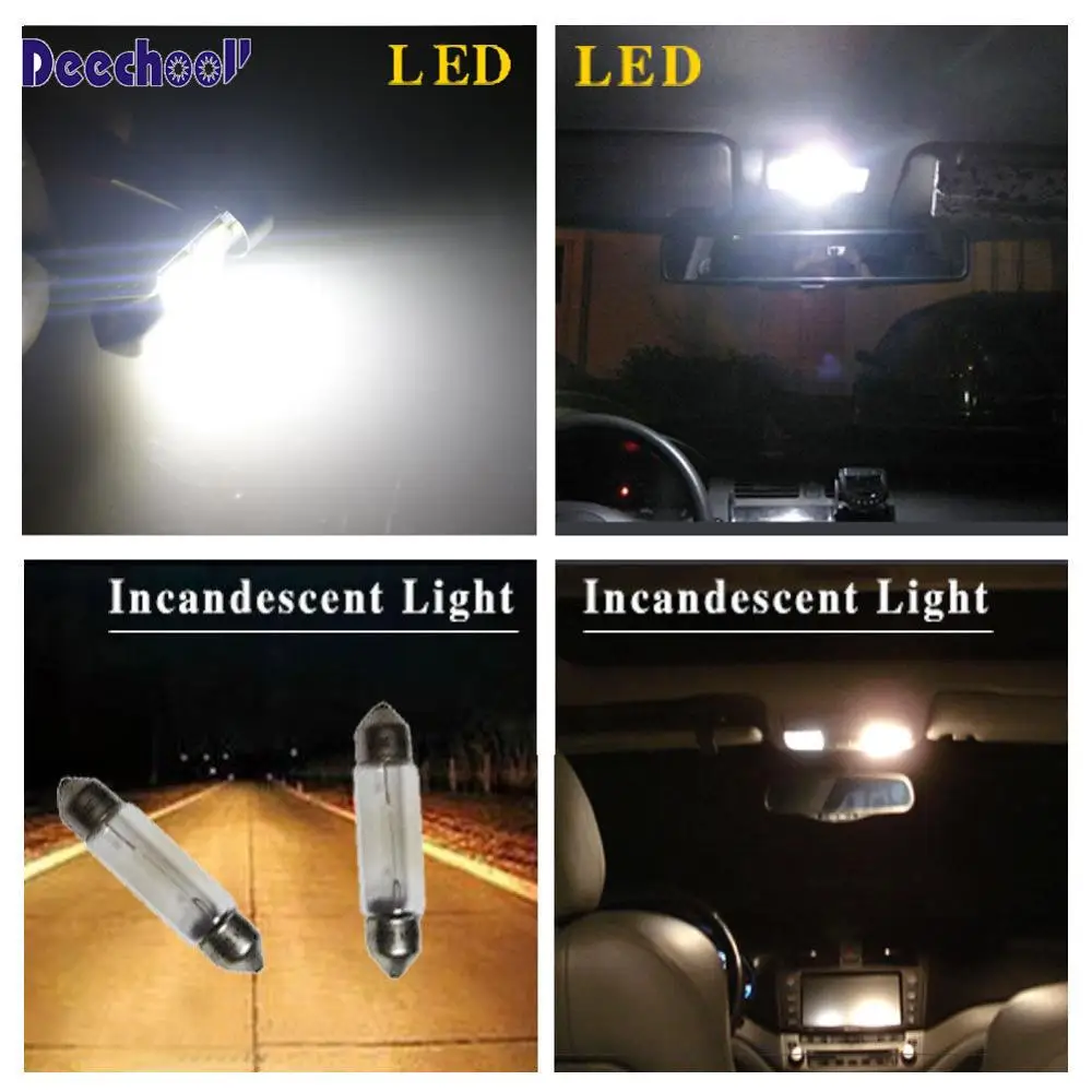 Canbus Festoon 31 mm / 36 / 39 / 41 / 43 mm LED Car Bulbs Error Free C5W 5630 SMD Light for Interior Reading Dome Lighting Lamps Canbus Festoon 31 mm / 36 / 39 / 41 / 43 mm LED Car Bulbs Error Free C5W 5630 SMD Light for Interior Reading Dome Lighting Lamps