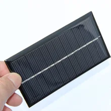 BHUESHUI Wholesale 6V 1W Solar Panel Polycrystalline Solar Cell Module DIY Solar Battery Charger 110*60MM 60pcs Free Shipping
