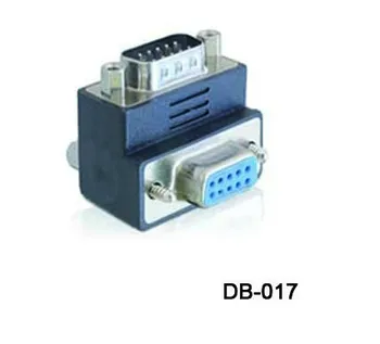 

RS232 DB9P D-SUB Male-Female 90degree converter adapter with screws