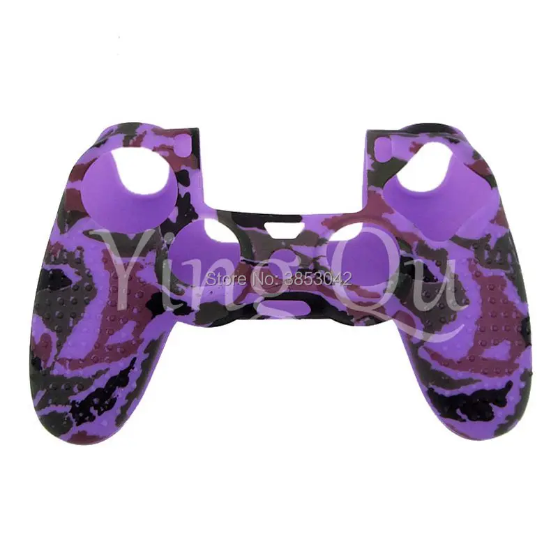 Soft Silicone Studded Rubber Case Cover For Play Station Dualshock 4 PS4 DS4 Pro Slim Controller Camouflage Skin (2)