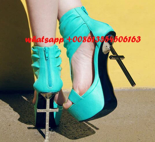 hot selling strange heels woman sandal sexy peep toe platform sandal 2017 summer gladiator shoes big size club wear sandal