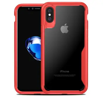 

100PCS/Lot For Iphone x 7 7Plus Case Hybrid Soft TPU Bumper Clear PC Back Cover Phone Case For Iphone 8 Samsung S8 Plus Note 8