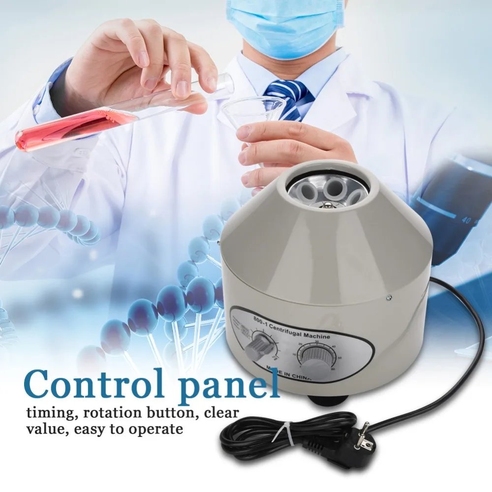 

800D 0- 4000rpm Adjustable Electric Centrifuge Lower-speed Desktop Laboratory Centrifugal Machine