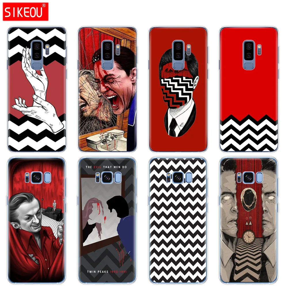 

silicone case for Samsung Galaxy S9 S8 S7 S6 edge S5 S4 S3 PLUS phone cover Twin Peaks Fire Walk With Me
