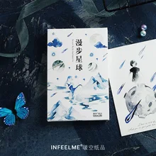 30 шт./компл. креативный Walk The Planet открытка поздравительная открытка подарок на день рождения открытка с сообщением