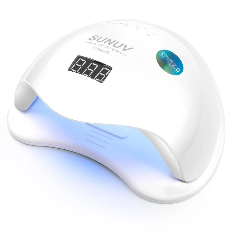 Online SUNUV SUN5 Plus 48W UV lámpara LED para secado de uñas para curar todo tipo de Gel 99s baja temperatura 36 Leds lámpara UV para dos manos máquina de Arte de uñas