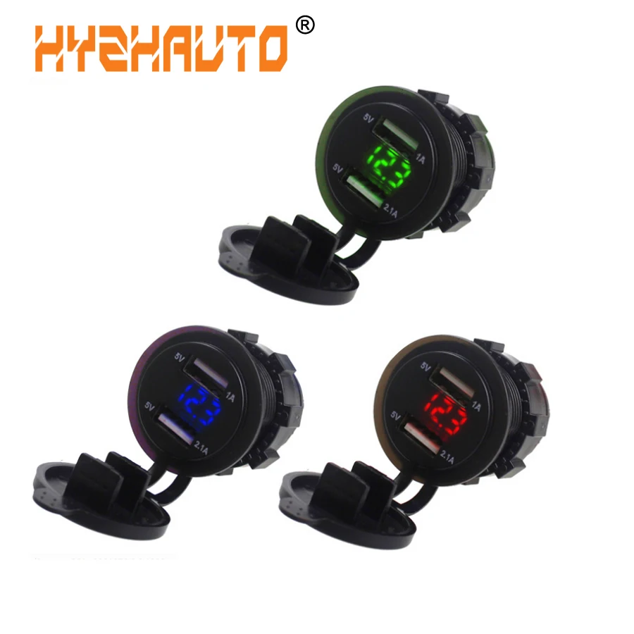 Автомобильное зарядное устройство HYZHAUTO 5 в 3 1 а с двойным USB разъемом адаптер со