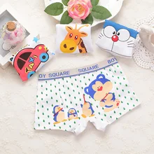 3 шт., Летнее Детское нижнее белье, мягкие хлопковые трусы для малышей, трусы для мальчиков, подарок на день рождения, От 2 до 10 лет