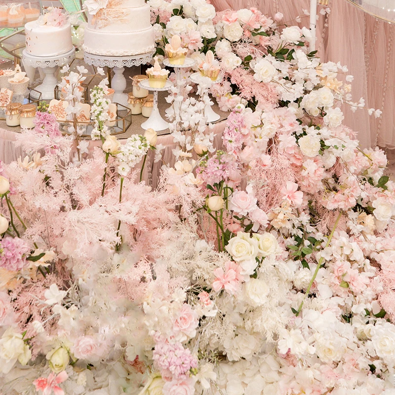 

Wedding Pink Flower Arrangement Flower Arrangement Wedding Scene Decoration Hotel with Flower Home Window Props