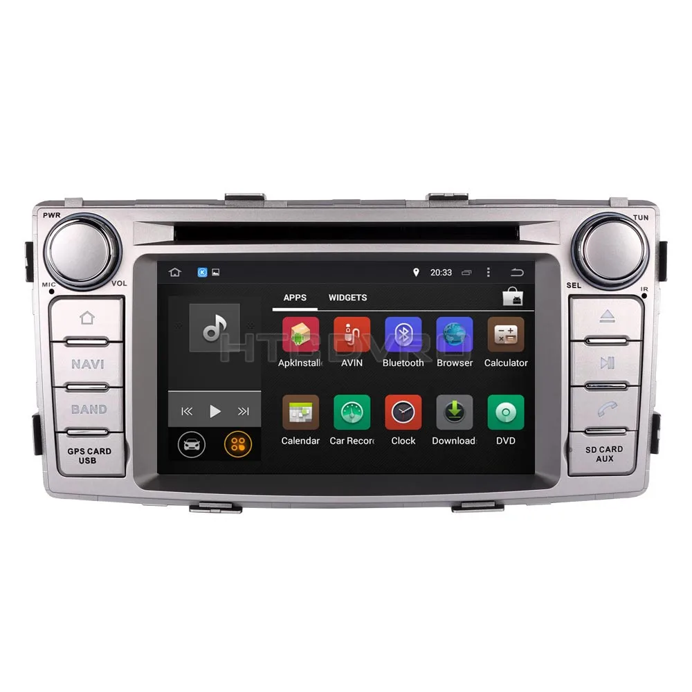 Best YMODVHT 6.2inch 4G Octa Core Android 9.0 7.1 Car DVD Player for Toyota Hilux 2012- GPS Auto RDS Radio Audio Video Stereo 1