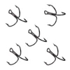 FISHINAPOT 10pcs/Set Super Sharp Treble hooks 2#/4#/ 6#/8# /10# Fishing Hooks High Carbon Steel Overturned Hooks Fishing Tackle ► Photo 3/6