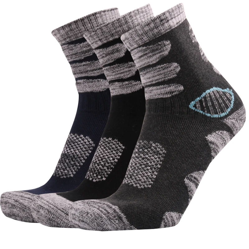 Men Outdoor Sports Socks Thick Towel Bottom Ski Hiking Trekking Cycling Running Sock Women Unisex 39-44Спорт и развлечения