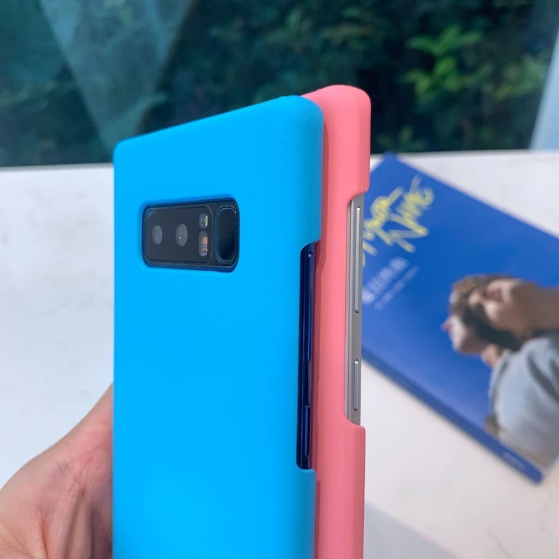 Чехол для Samsung Galaxy S8 S9 S10 S10e S20 Ultra Note 8 9 10 Plus A01 A11 A21s A31 A41 M21 M31 цветной Матовый Жесткий