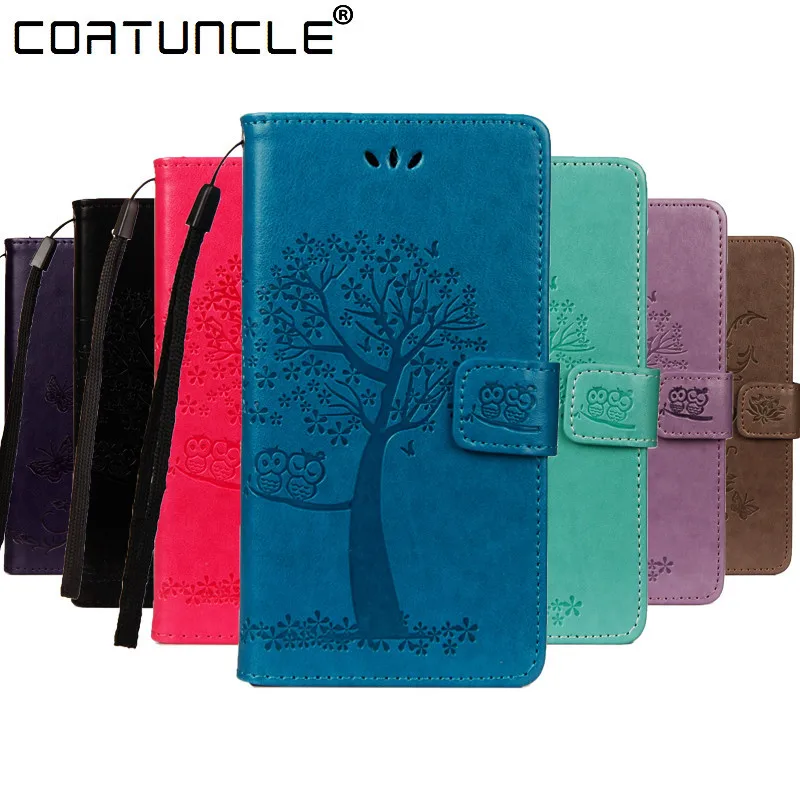 

COATUNCLE Flip Leather Case sFor Fundas ZTE Blade V9 case For coque ZTE Blade V 9 Embossing Wallet Cover Stand Phone Cases