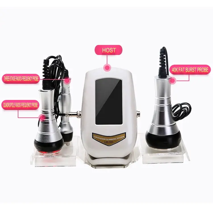 

Portable Multipolar RF Weight loss Machine 40K Vacuum Ultrasonic Portable Laser fating Machine Blasting Fat Instrument