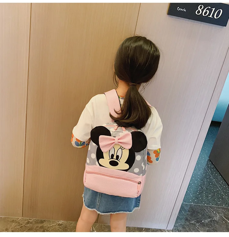 Mickey&Minnie Children Backpacks kindergarten Schoolbag Kids Backpack Children School Bags Baby Girls Boys Backpacks