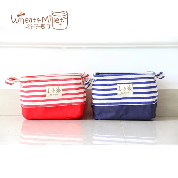 zakk new home office multifunction Korean custom canvas cotton cloth simple multifunctional storage box