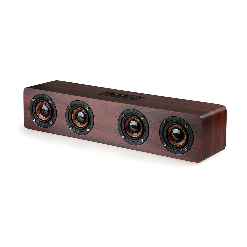 

Portable Wood Audio USB Wireless Bluetooth Speaker Play Music