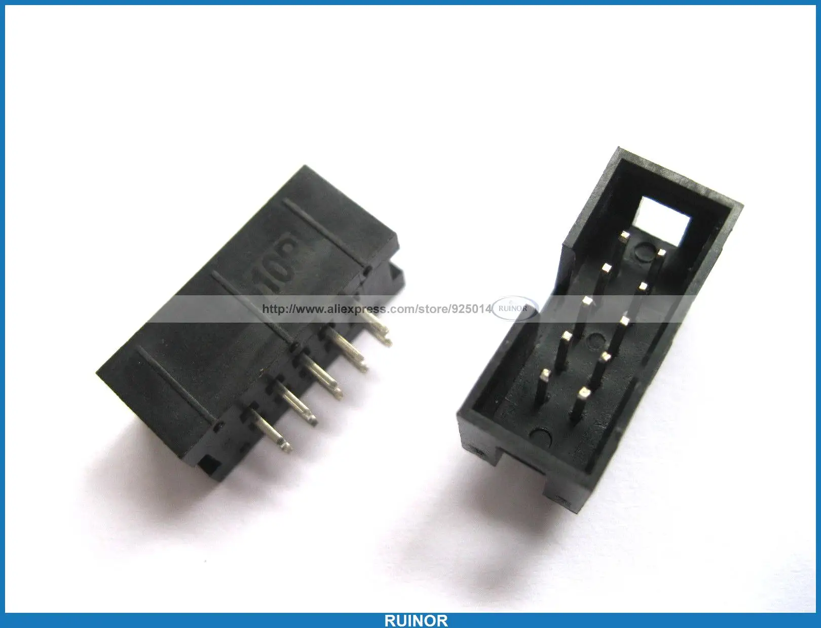 

300 Pcs 10 Pin Male Box Header Connector 2.54mm New