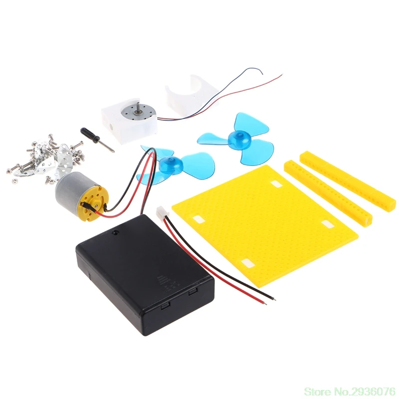 

Mini Kids LED DC AC Education Electric Generator Motor Energy Wind Turbine Power Drop Ship Support