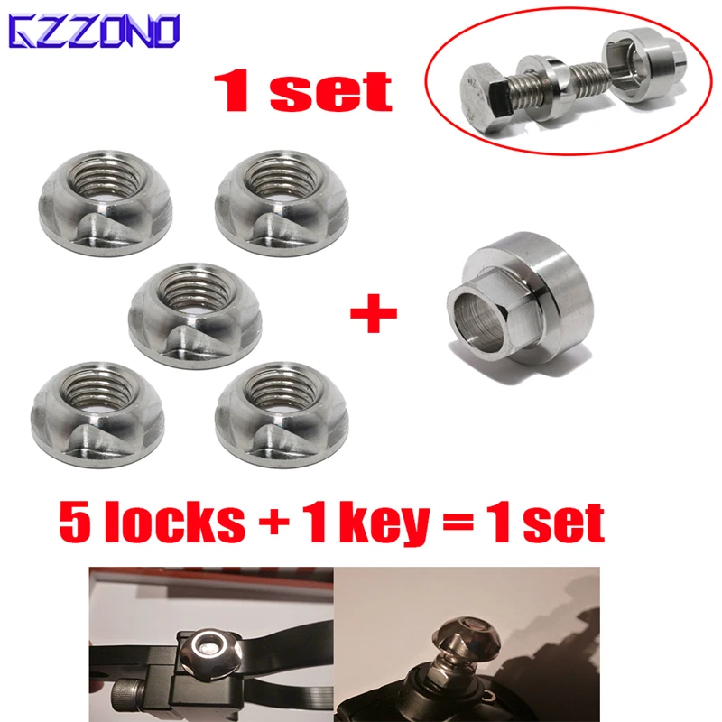 

Safety Anti Theft Screws Nuts Bolts M6 M8 M10 Security Secure 316 Stainless Steel Car Accessories For Car Styling LED Lights