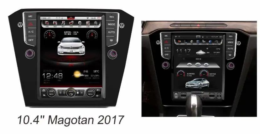 

Otojeta Vertical 10.4" Quad Core Android 6.0 2gb ram Car DVD player For VW MAGOTAN 2017 gps radio Multimedia stereo headunit