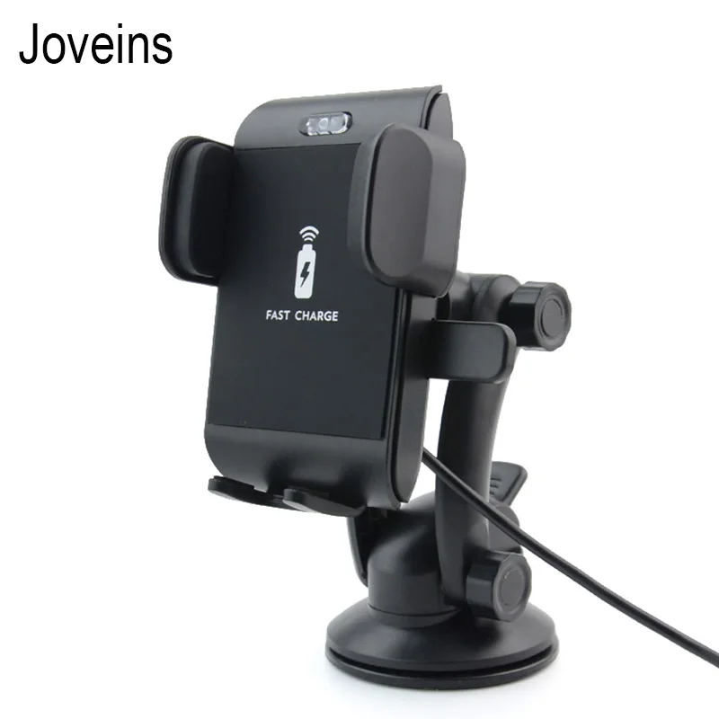 JOVEINS Wireless Car Charger For iPhone X 8 Samsung Note 9 S9 Suction Cup Qi Wireless Charger Charging Wirless Car Phone Holder