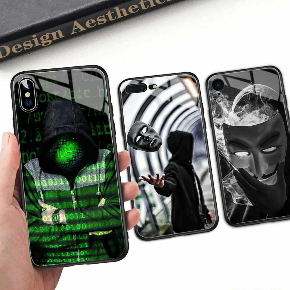 Чехол FinderCase для iphone 7 plus чехол с узором хакеров жесткая задняя крышка из стекла