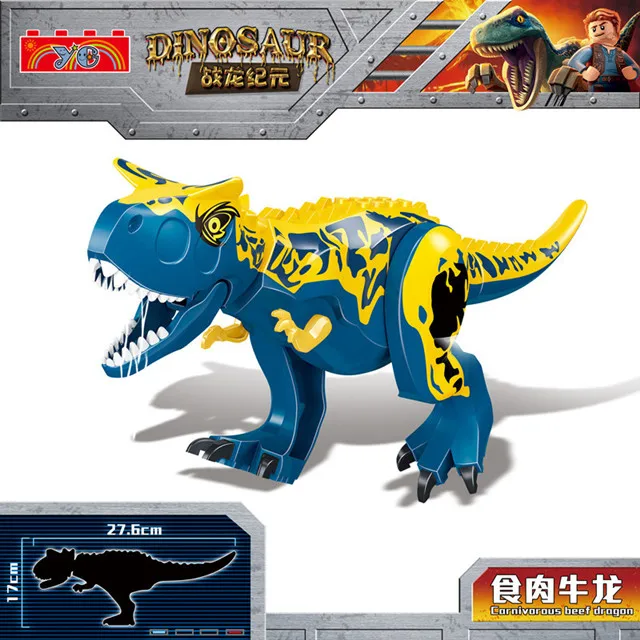 Dinosaurs Toys T-Rex Compatible legoINGly Jurassic World 2 Sets Blocks Building Animals Model Brick Figures For kids gift 