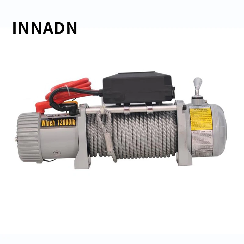 Electric capstan WINCH 12000IB 12V Car Crane Electric Hoist Winch SUV