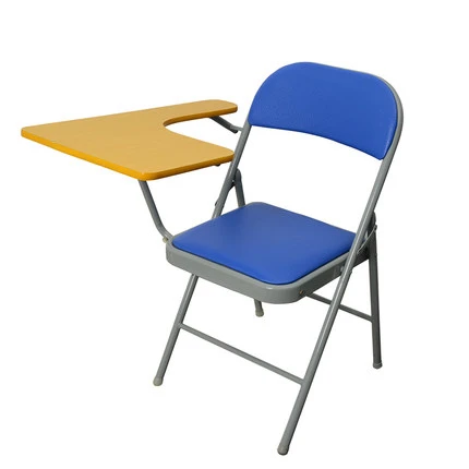 Высококачественный складной офисный стул, портативное офисное собрание, стул для Конференции с доской для письма, стабильное домашнее компьютерное кресло - Цвет: Blue