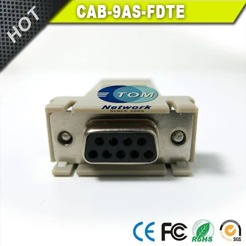 

New RS232 DB9 to RJ45 Converter Adapter CAB-9AS-FDTED DB9Female to RJ45 Female for cisco Juniper 3com