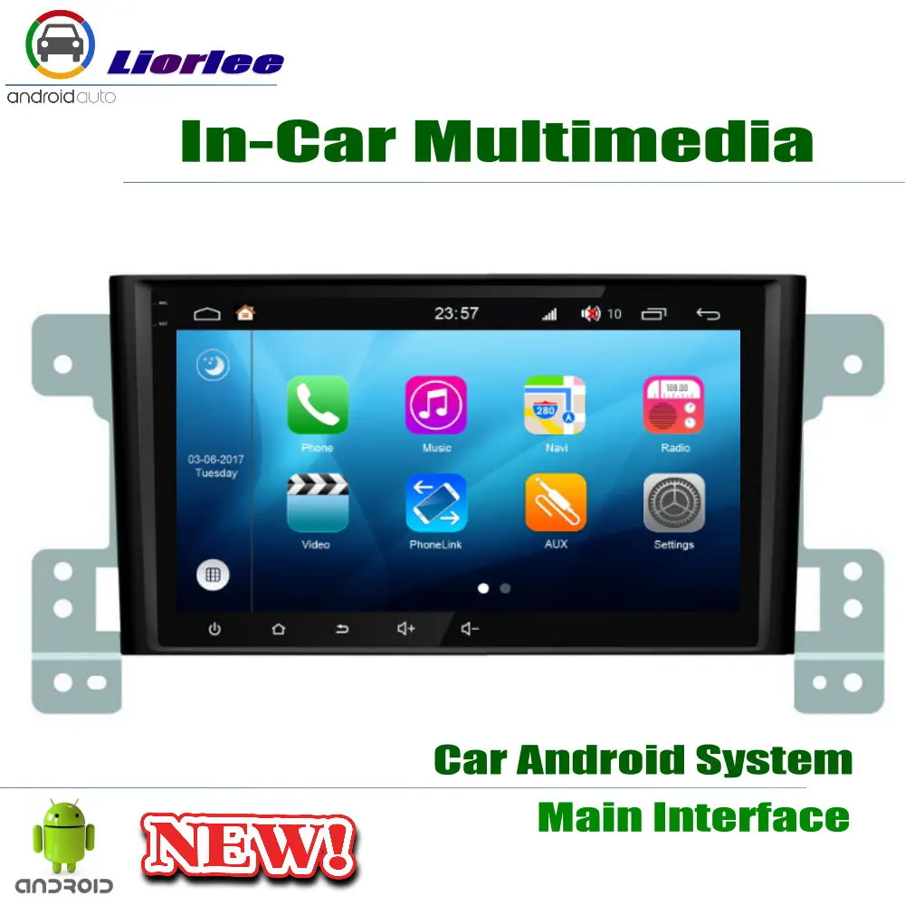 Top Car Android Player 8" IPS Screen For Suzuki Grand Nomade / Grand Vitara 2005~2017 Car GPS Navigation Radio SD USB Stereo WIFI 1