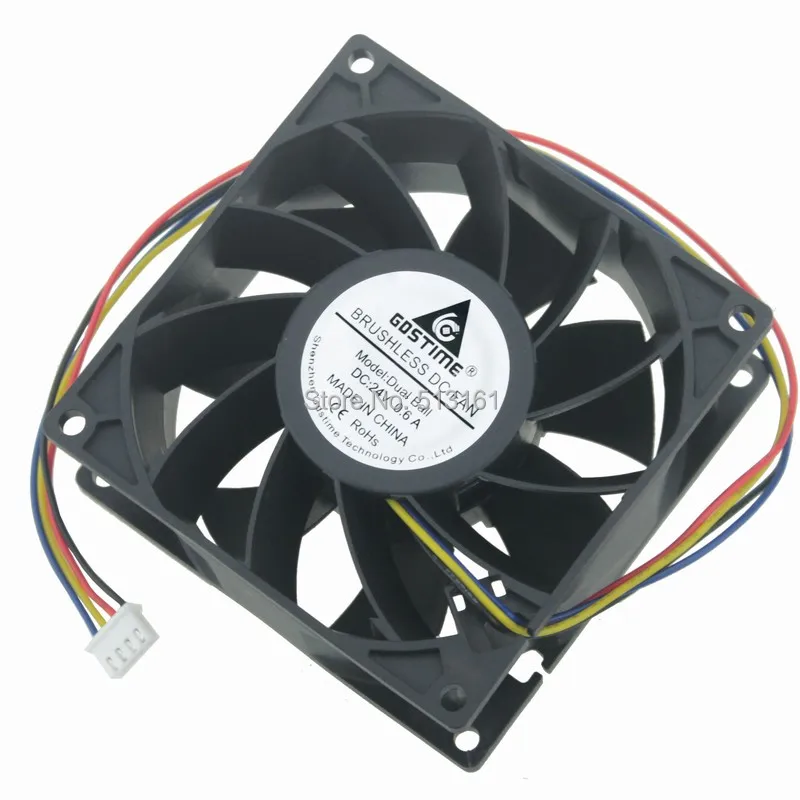 10 шт. Gdstime 24В 4Pin PWM 9238 92*92*38 мм водонепроницаемый 90 чехол для шарового уплотнителя