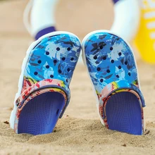 Классические слипоны, туфли-сабо для сада, женские летние пляжные тапки для плавания, уличные сандалии, мужские туфли без задника, размеры 44