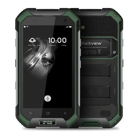 Blackview BV6000 4G мобильный телефон 4,7 дюймов HD MTK6755 Восьмиядерный Android 6,0 3 ГБ ОЗУ 32 Гб ПЗУ 13 МП камера водонепроницаемый IP68 смартфон - Цвет: Зеленый