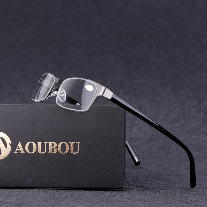 Occhiali Da Lettura In Acciaio Inossidabile Gafas Presvicia Hombre Lesebrille + 1.25 Anteojos De Lectura Mujer Occhiali Da Vista Occhiali Lettura