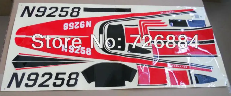 

cessna 182 rc plane sticker set