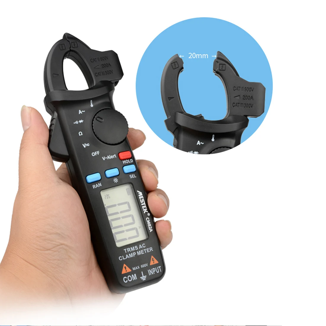 

MESTEK counting automatic range digital clamp meter multimeter multi-function electrician clamp flow meter