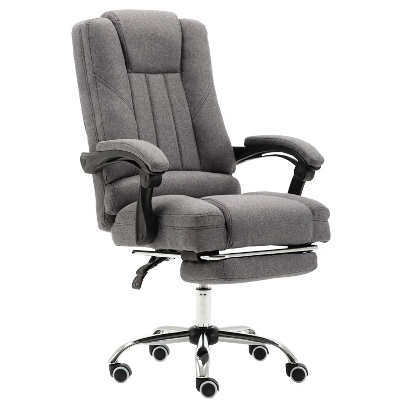  Office Chair Silla Oficina Simple Home Lifting Swivel Cloth Fabric Computer Chair with Massage Func