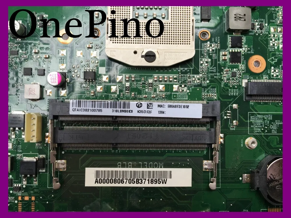 Материнская плата DABLBMB16A0 A000080670 для ноутбука toshiba satellite L750 L755 HM65