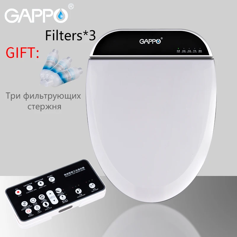 

GAPPO Toilet Seats Smart Bidet Toilet Seat Intelligent Elongated Bidet cover smart warm clean dry toilet cover