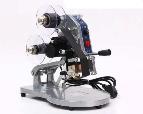 

Manual Expiry Date Code Printers Hot Foll Stamp Coder Expiry Date Machine Direct Thermal Foil Stamp Printer Ribbon coder 220V