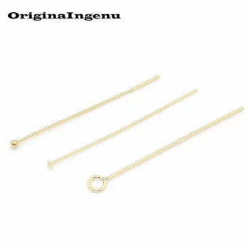 

Jewelry Accessories 14 Gold Filled High Quality Pin Imported Handmade DIY Material Pendientes Jewelry Making