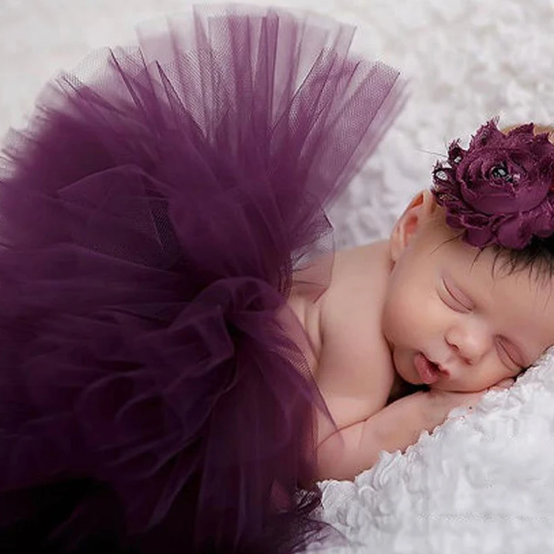 Newborn Photography Props Tutu Infant Girl Princess Baby Tutu Skirt