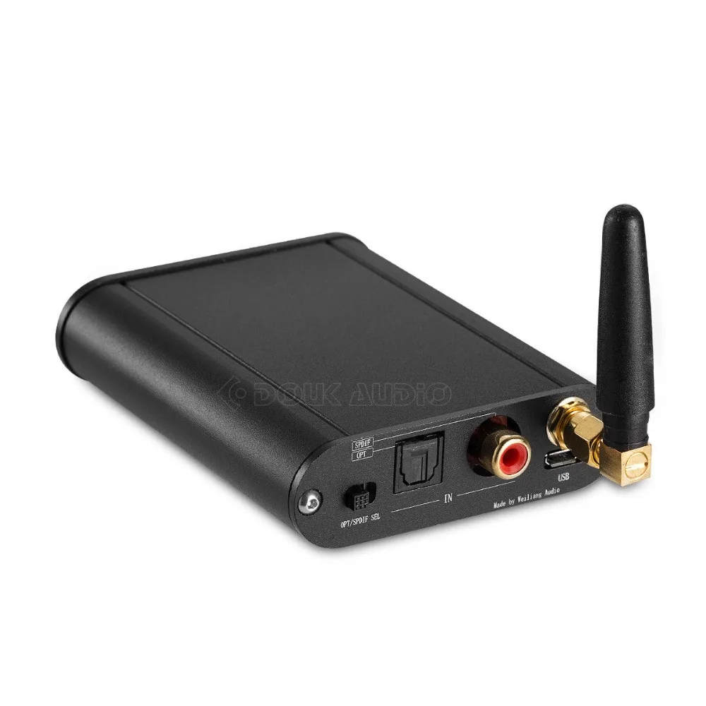 Мини Bluetooth 5 0 HiFi без потерь передатчик CSR8675 беспроводной адаптер OPT/COAX/AUX 24Bit APTX