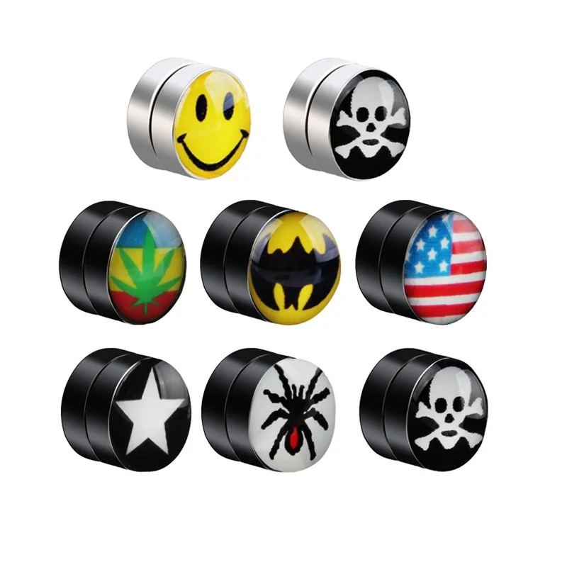 Titanium Steel Earring Ear Clip Male Ear Cuff For Woman Men