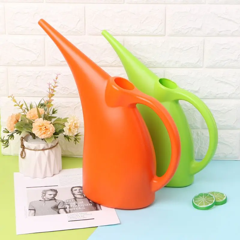 

Plastic Large Capacity Long Spout Kettle Watering Can Elegant Flower Plant Watering Pot Sprinkler Home Garden Supplies Tools
